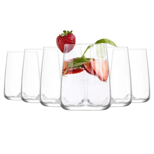Lav Glassware 475ml Terra Tumbler Glasses - Pack of Six