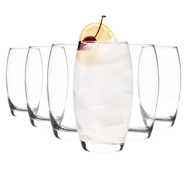 Lav Glassware 510ml Empire Highball Glasses - Pack of Six