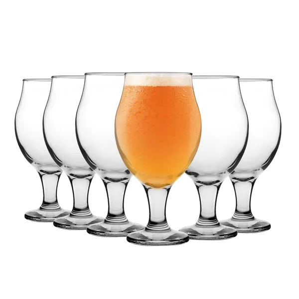 Lav Glassware 570ml Angelina Tulip Beer Glasses - Pack of Six