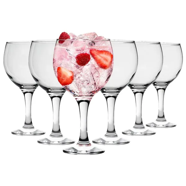 Lav Misket Gin & Tonic Glasses - 645ml - Clear - Pack of 6 Clear