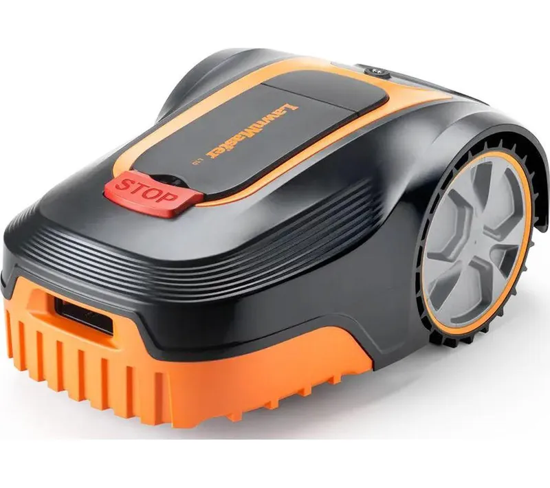 Lawnmaster L10-01 Robotic Lawn Mower - Black & Orange, Black,Orange