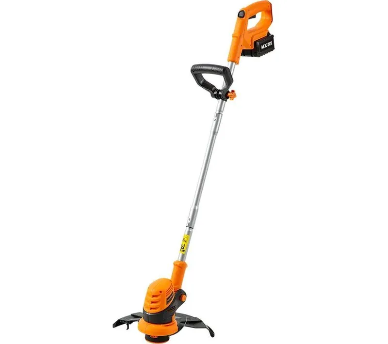 Lawnmaster MX 24 V Cordless Grass Trimmer - Orange & Black, Orange