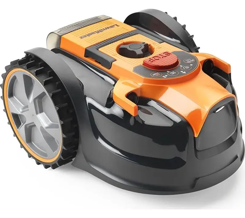 Lawnmaster OcuMow 16 MX 24V VBRM16C2-01 Robotic Lawn Mower with 2 Batteries - Orange & Black, Black,Orange
