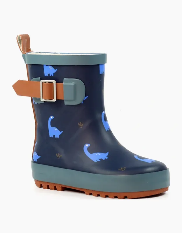 Lazy Dogz Girl's Bronty Toddler Wellingtons - Blue - Size: 10 years/10