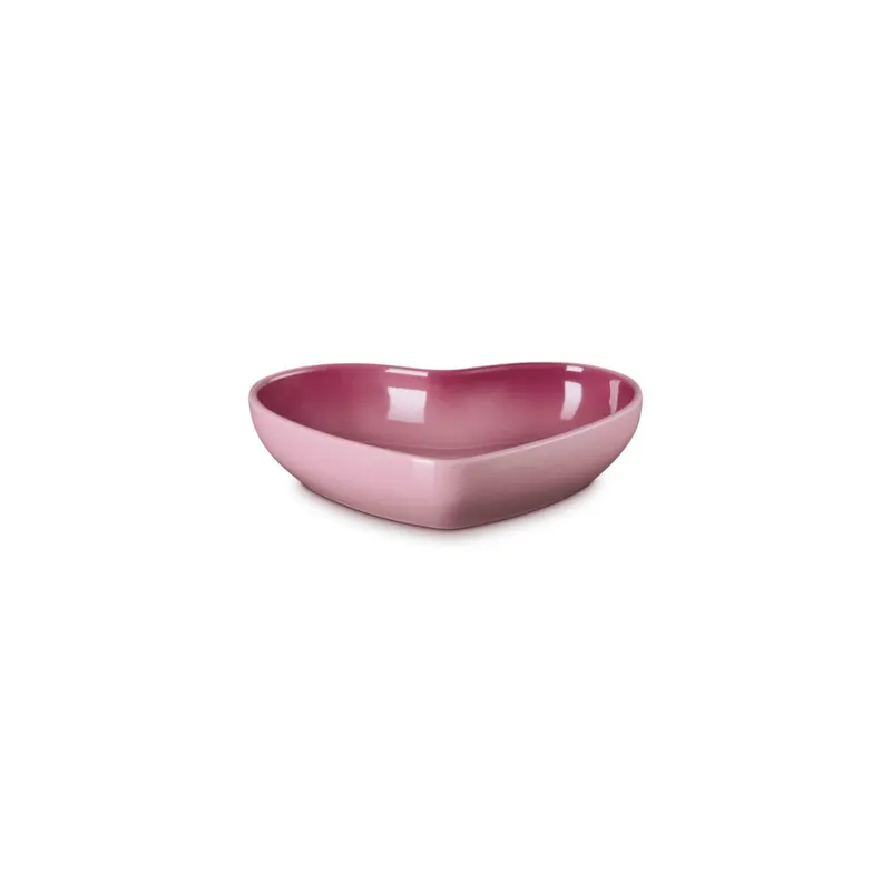 Le Creuset 20cm Stoneware Heart Bowl - Rose Quartz