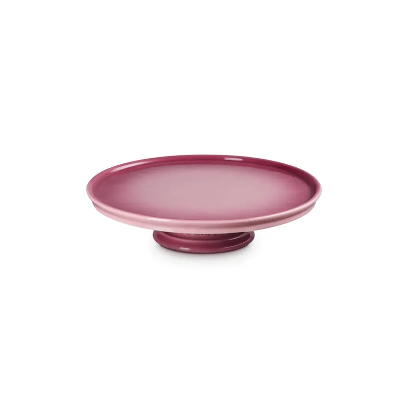 Le Creuset Stoneware 30cm Footed Cake Stand - Rose Quartz