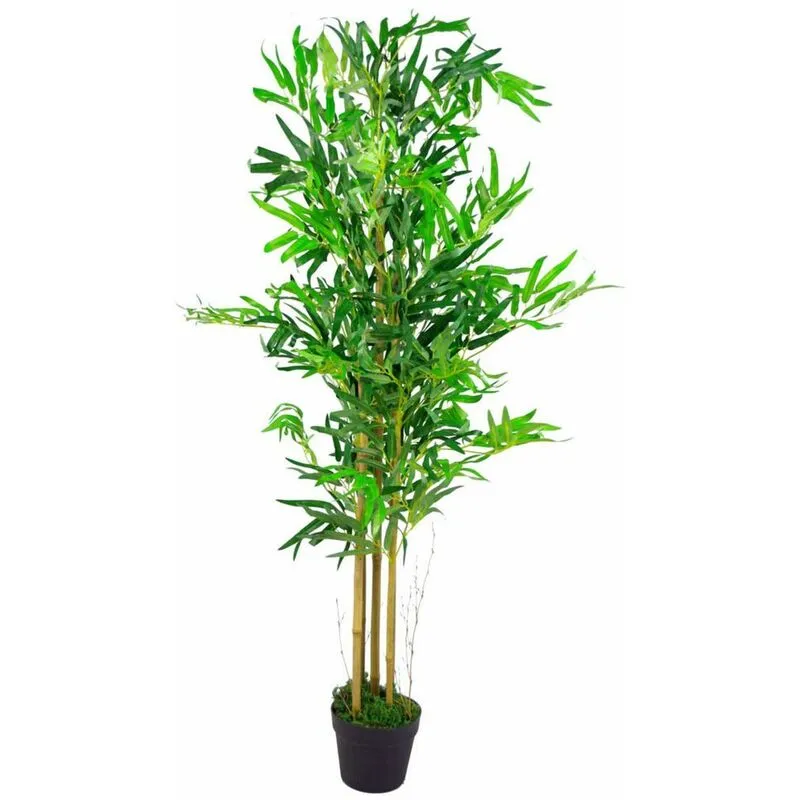 120cm Leaf Design UK Realistic Artificial Bamboo Plants / Trees
