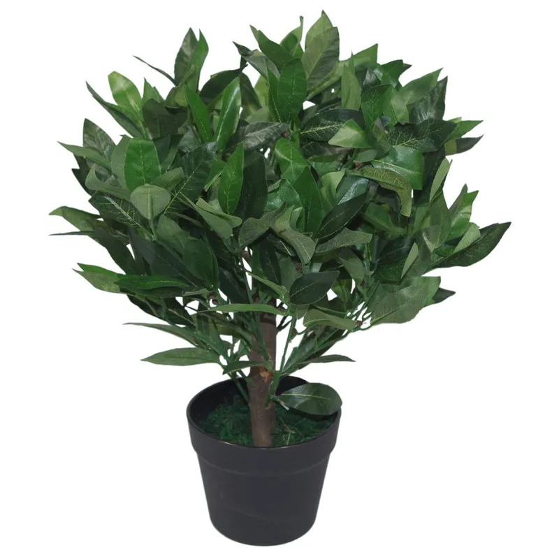 Leaf 50cm Dwarf Artificial Bay Tree Laurel Topiary Bush