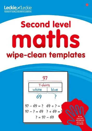Leckie Second Level Wipe-Clean Maths Templates for CfE Primary Maths