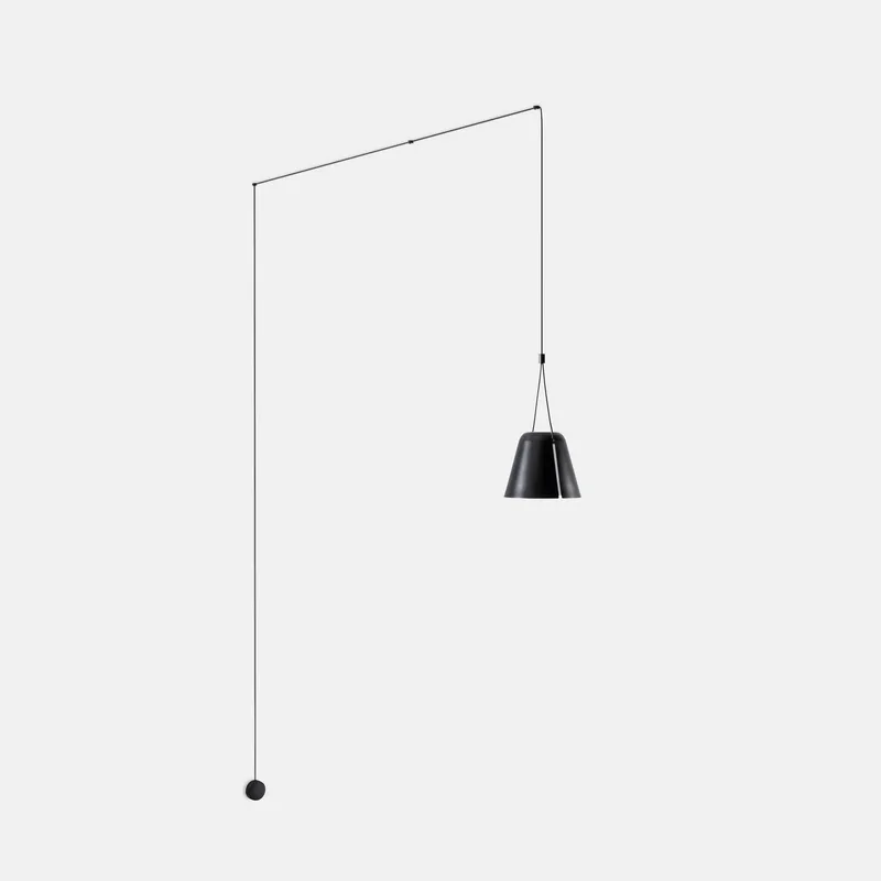 Leds C4 Lighting Attic Wall Light Matt Black 1x E27