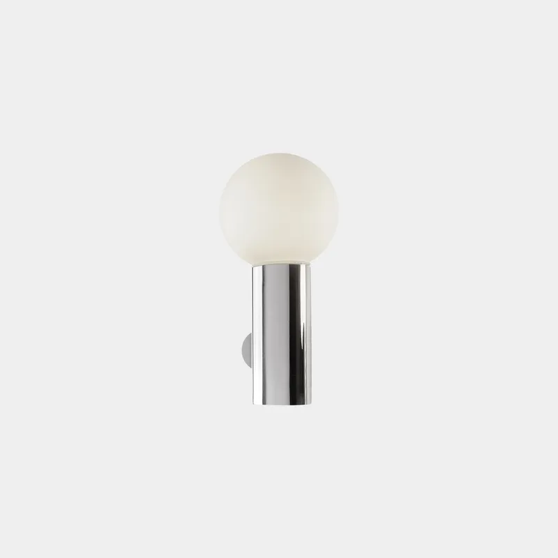 Leds C4 Lighting Mist Single Bathroom Wall Light Chrome E14