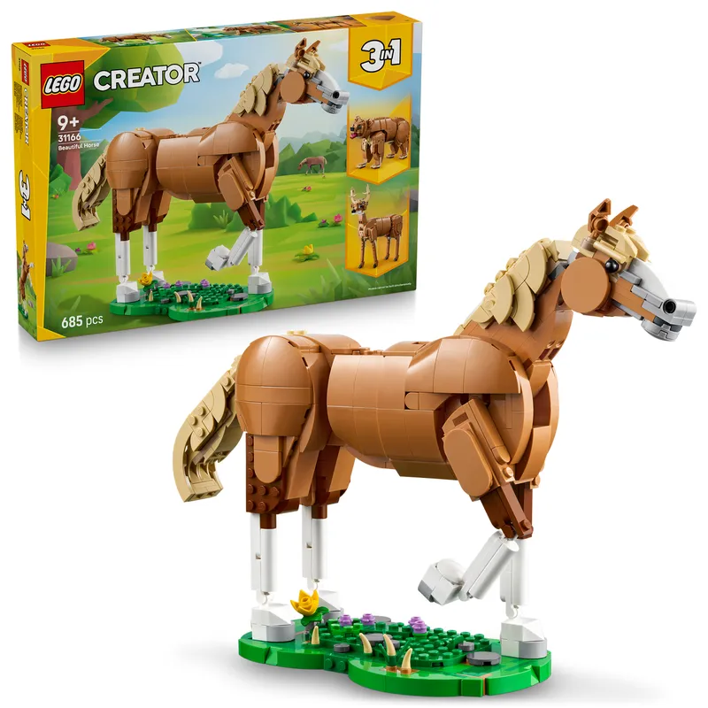 Lego Creator 3in1 Beautiful Horse Toy 31166