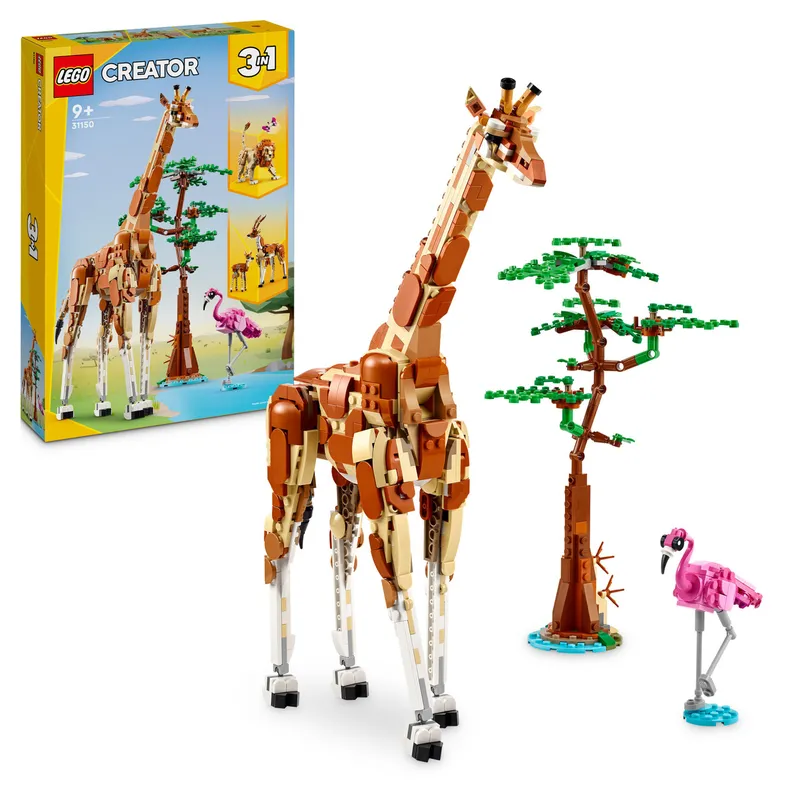 Lego Creator 3in1 Wild Safari Animals Nature Set 31150