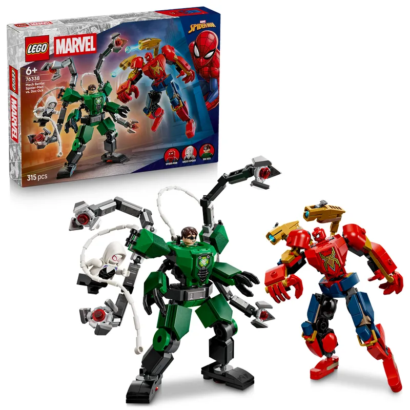 Lego Marvel Mech Battle: Spider-Man vs. Doc Ock Set 76338