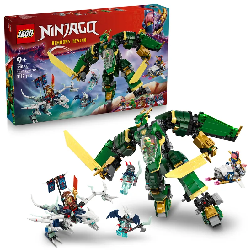Lego Ninjago Lloyd's Jet Mech Ninja Set 71845