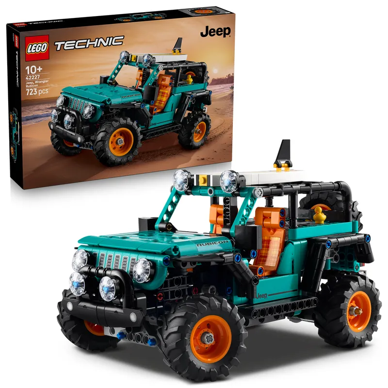 Lego Technic Jeep Wrangler Rubicon Suv Car Set 42227
