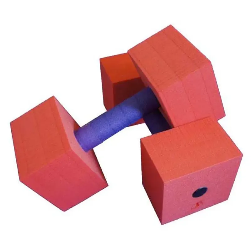 Leisis Alter-gim Square Dumbbell Red One Size unisex