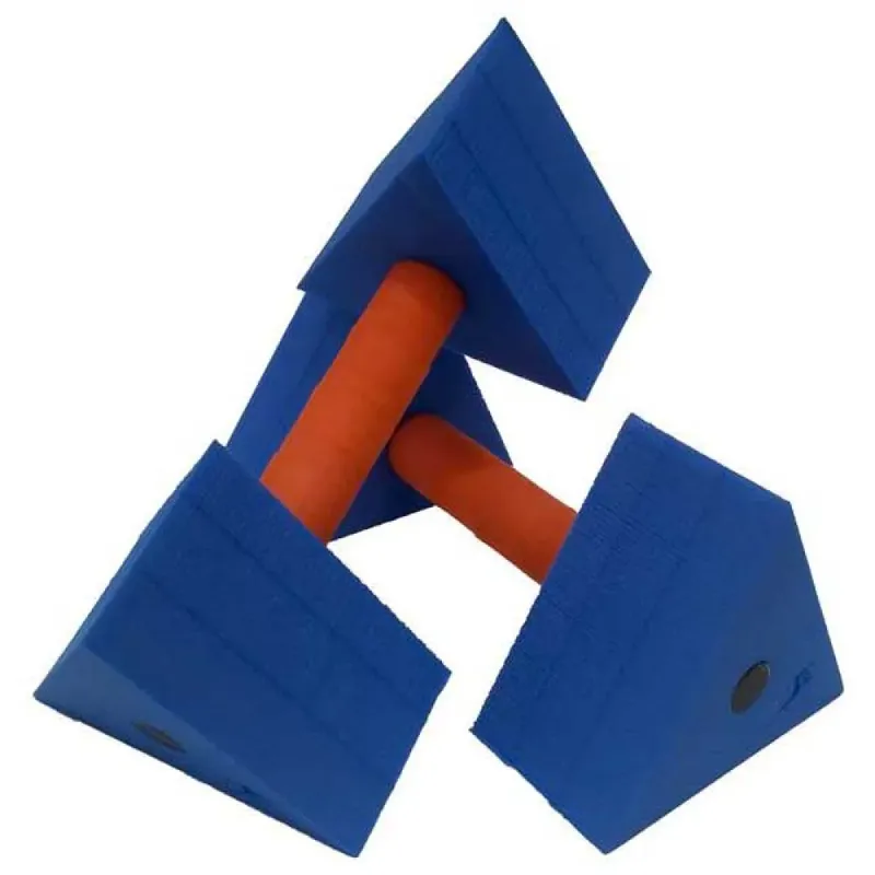 Leisis Alter-gim Triangular Dumbbell Blue One Size unisex