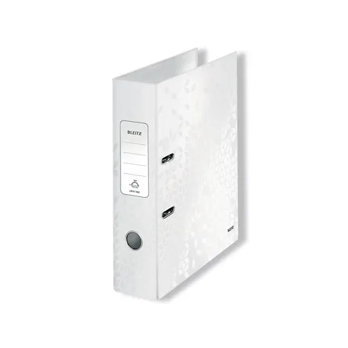 Leitz 180 Wow Lever Arch File A4 80mm White (10 Pack) 1005001