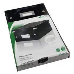 Leitz Click and Store DVD Storage Box Black