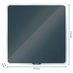 Leitz Cosy Magnetic Glass Whiteboard 45 x 45 cm Velvet Grey
