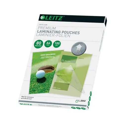 Leitz iLAM Premium Laminating Pouches Udt A4 160 Micron (100 Pack)