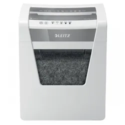 Leitz IQ Office Cross-Cut Paper Shredder Security P-4 White 80031000