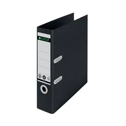 Leitz LAF180 Recycled 80mm A4 Black (10 Pack) 10180095