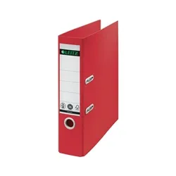 Leitz Recycle Colours Lever Arch File A4 80mm Red (Pack of 10) 10180025