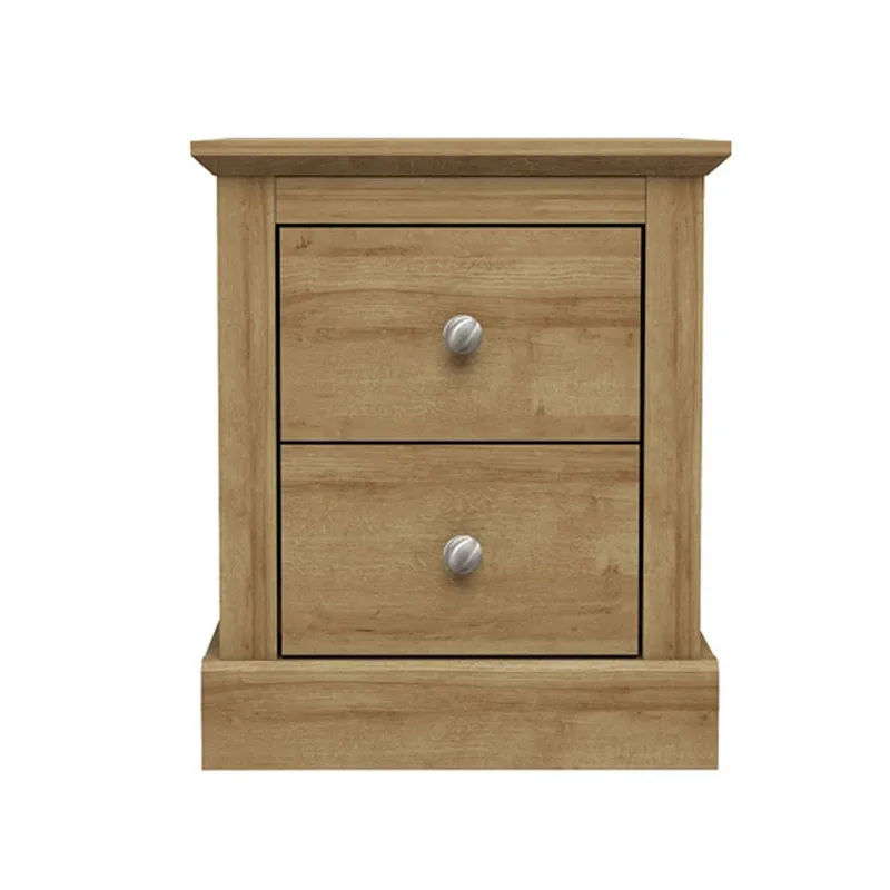 Lpd Furniture Devon Bedside Cabinet Oak