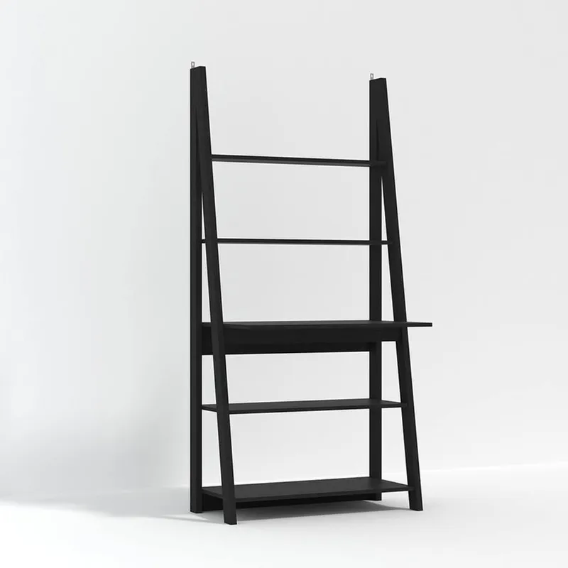 Lemon Pavilion Furniture Tiva Ladder Desk - Mdf - L50 x W84 x H175.4 cm - Black Black