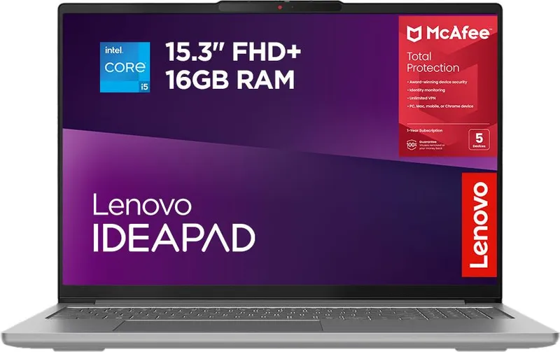 Lenovo IdeaPad Slim 3 15IRH10 15.3" Laptop - Intel® Core™ i5, 512GB SSD, 16 GB RAM - Lunar Grey, Grey