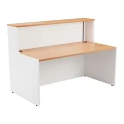 Lento Reception Unit 1600 - Beech - RCA1600BEWH2