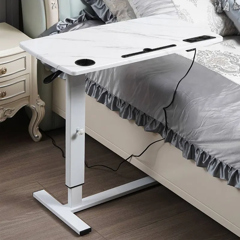 Levede Mobile Standing Desk Height Adjustable Sit Stand Over Bed Laptop Table