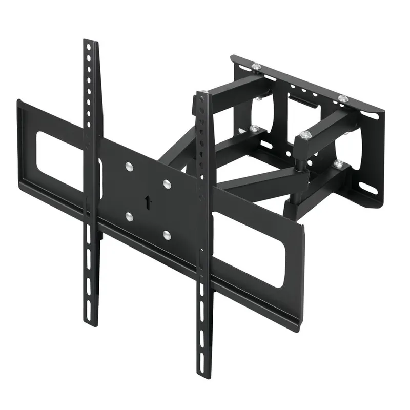 Levede Full Motion TV Wall Bracket Swivel Tilt Mount for 26 to 65 Inch TV in Black Black