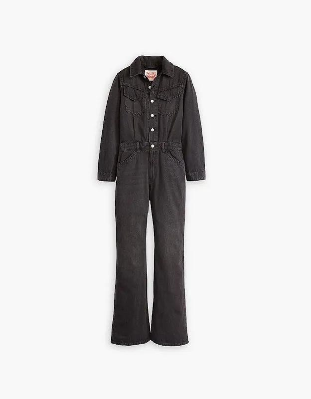 Levis Levi's Womens Western Jumpsuit - Female - Black - 26