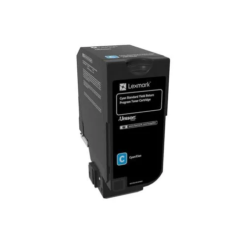 Original Lexmark 74C2SC0 High Capacity Cyan Return