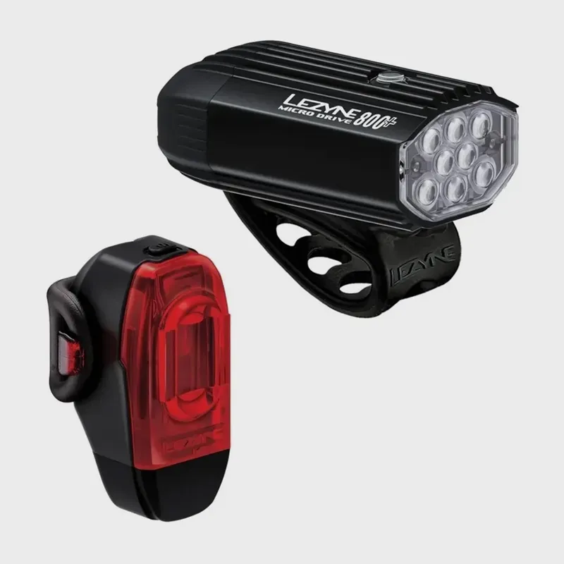 Lezyne Micro Drive 800XL and Ktv Drive Pair, Black