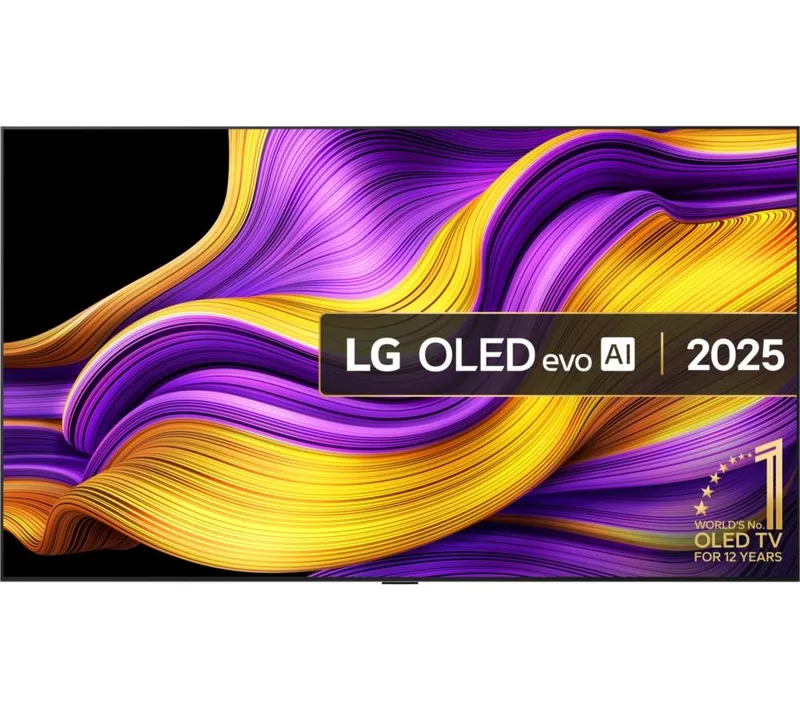 80"-84" LG G5 83" OLED evo AI 4K Hdr Smart TV 2025 (Wall Mount Version) - OLED83G54LW, Silver/Grey