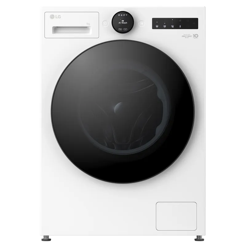 LG F4X7009TWB 9kg TurboWash Steam Washing Machine - White