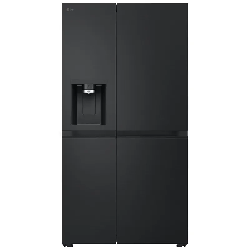LG NatureFRESH™ GSLE81EPBC Wifi Connected Total No Frost American Fridge Freezer - Essence Black Steel - C Rated, Essence Black Steel