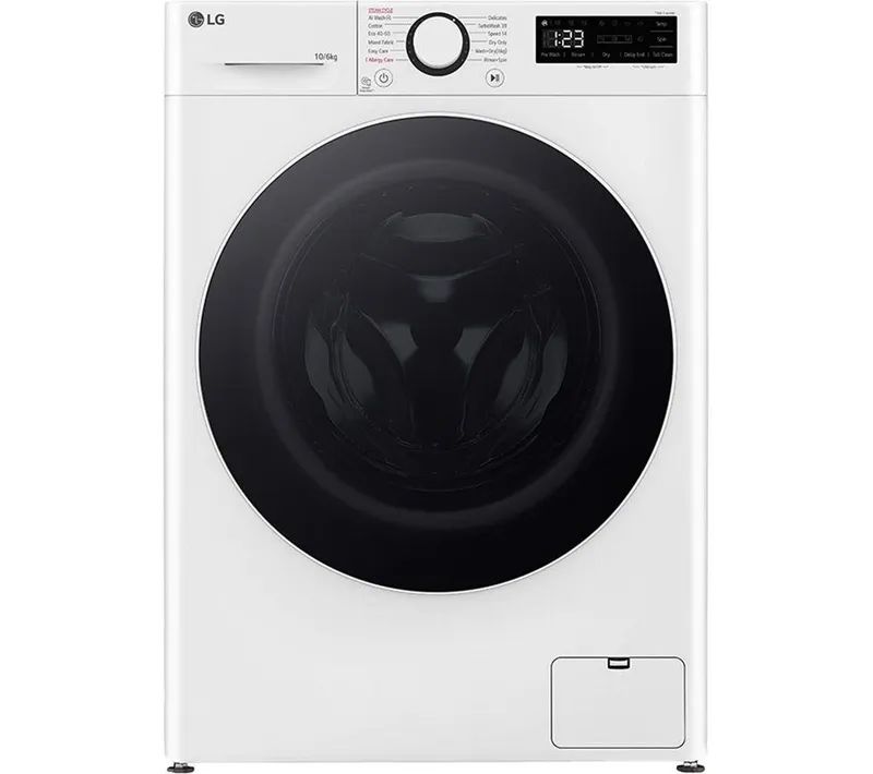LG TurboWash360 with AI FWY706WWTN1 10 kg Washer Dryer - White