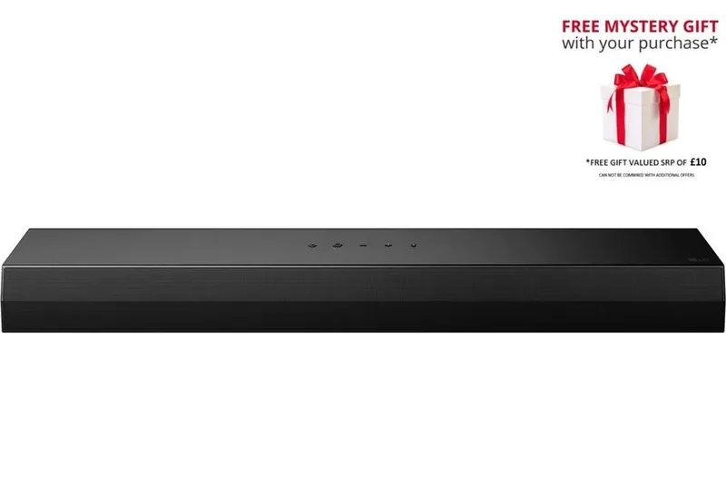 LG US20A Smart Soundbar with 2.0 Channel Bluetooth Dolby Digital in Black - Black