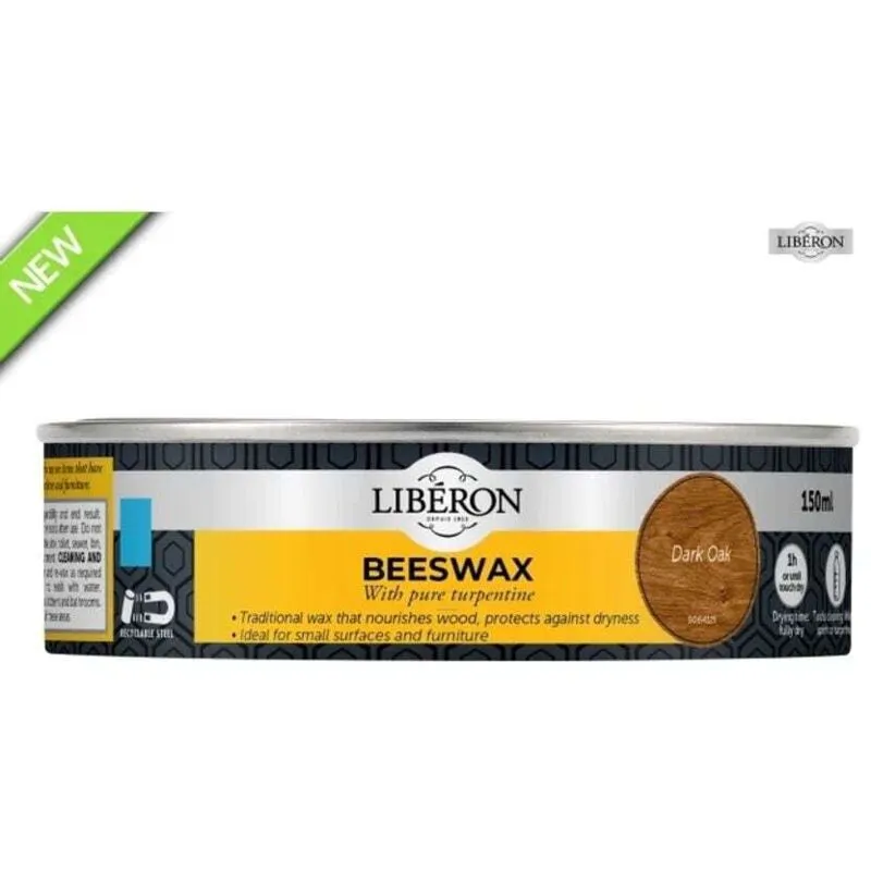 126895 Beeswax Paste Dark 150ml LIBBPD150N - Liberon