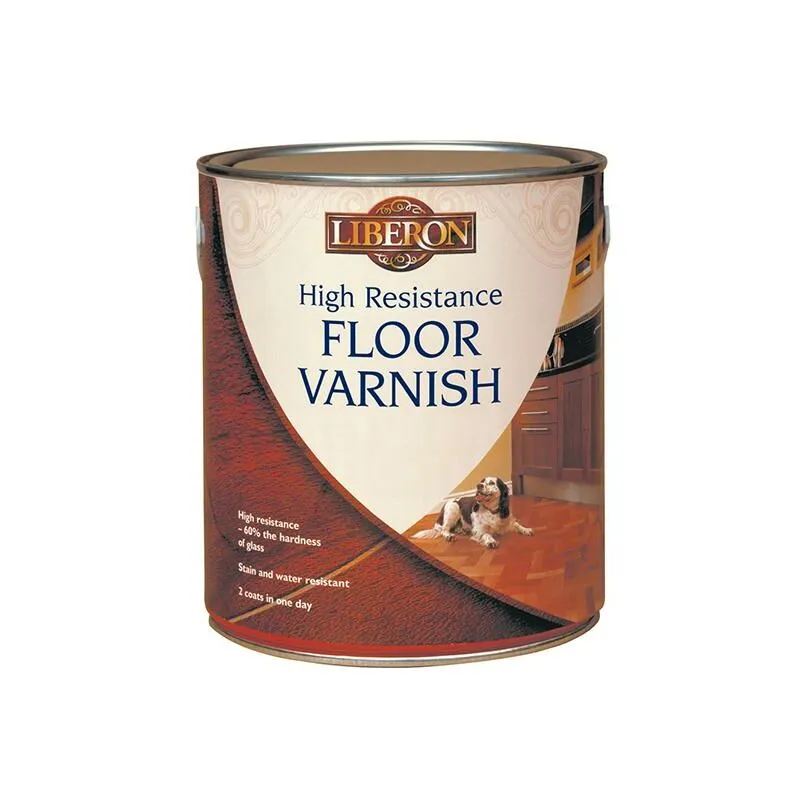 Liberon High Resistance Floor Varnish Clear Matt 2.5 Litre