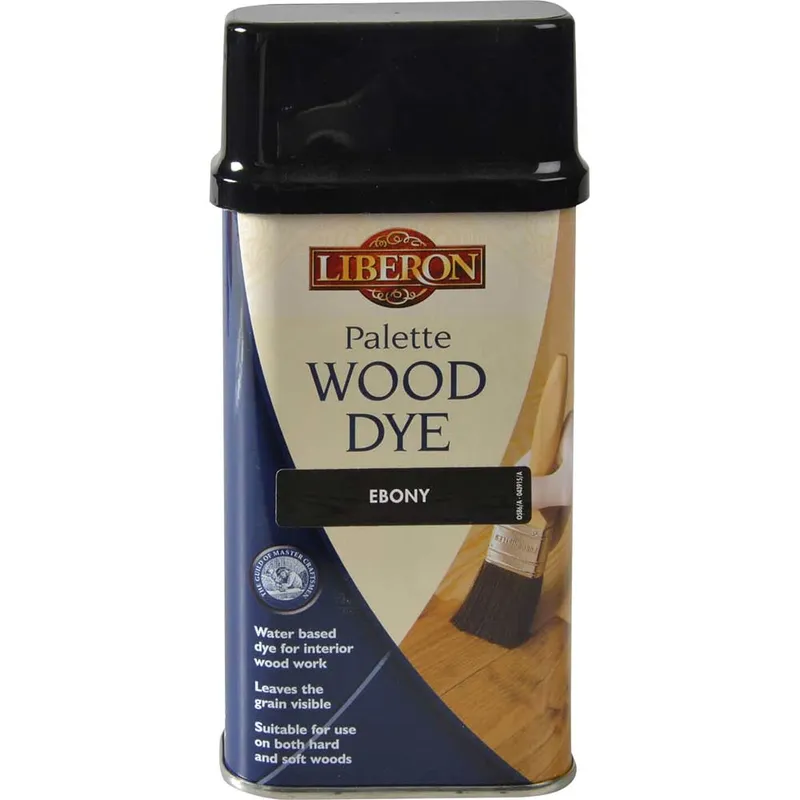 Liberon Palette Wood Dye Ebony 250ml LIBWDPE250