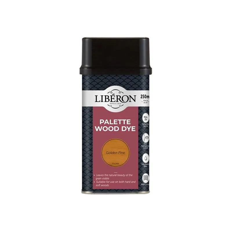 Liberon Palette Wood Dye Golden Pine 250ml Golden Pine