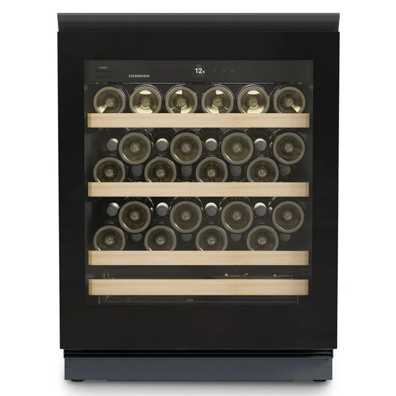 Liebherr UWGB3631 60cm Built Under Single Zone Wine Cooler - Black
