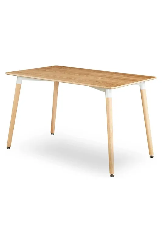 Life Interiors Unisex 'Halo' 4 or 6 Seating Dining Table Single in Light Beige Light Beige One Size female