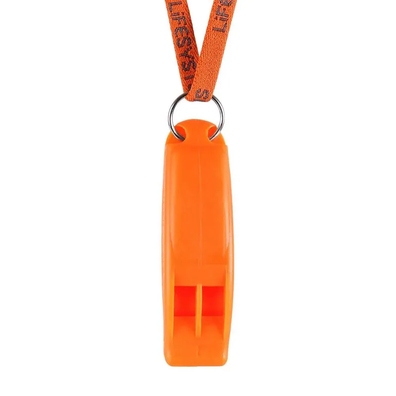 Lifesystems Emergency Outdoor Safety Whistle 116dB in Orange Orange